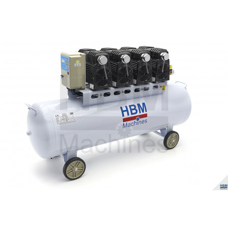 HBM Compresseur 200 litres professionnel silencieux - 10867