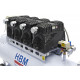 HBM Compresseur 200 litres professionnel silencieux - 10867