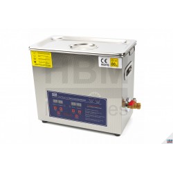 HBM Bac de nettoyage à ultrasons 6,5 litres - 10213