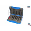 Set 7 Outils de tour 20 x 20 mm à plaquette vissée - 00245