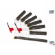 Set 7 Outils de tour 20 x 20 mm à plaquette vissée - 00245