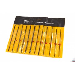 HBM Jeu 144 lames scie de bijoutier à main - 6507