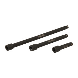 Jeu 3 Barre d'extension 3/8" pour douille impact - 907265