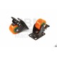 Roulette pivotante 50 mm avec frein 100 kg - 8689