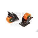 Roulette pivotante 50 mm avec frein 100 kg - 8689