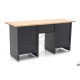 Etabli HBM 171 cm 6 tiroirs , plateau bois