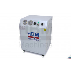 HBM Compresseur pro silencieux 1500 W, 50 l. - modèle M2