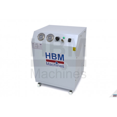 HBM Compresseur pro silencieux 1500 W, 50 l. - modèle M2