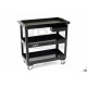 HBM Chariot à outils universel à 3 étagères Deluxe