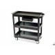 HBM Chariot à outils universel à 3 étagères Deluxe