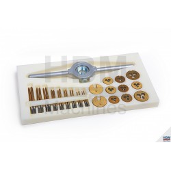 Compo tarauds & filières : M1 à M2.5 Hss TiN - 00932