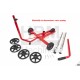 HBM Rack de stockage de pneus mobiles pour 4 pneus - 9801