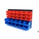 HBM Support de rangement mural avec 30 bacs - 9669