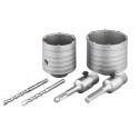 coffret trépans SDS+  68 et 82 mm
