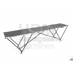 Table à tapisserie pliable aluminium 300x60x77