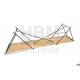 Table à tapisserie pliable aluminium 300x60x77
