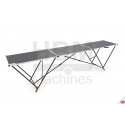 Table à tapisserie pliable aluminium 300x60x77 (location)