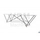 Table à tapisserie pliable aluminium 300x60x77