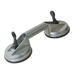 ventouse double Ø 115 mm aluminium PRO