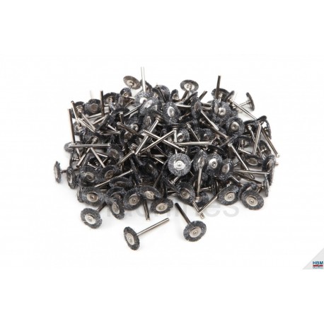 Brossette roue acier inox Ø20 mm 03362