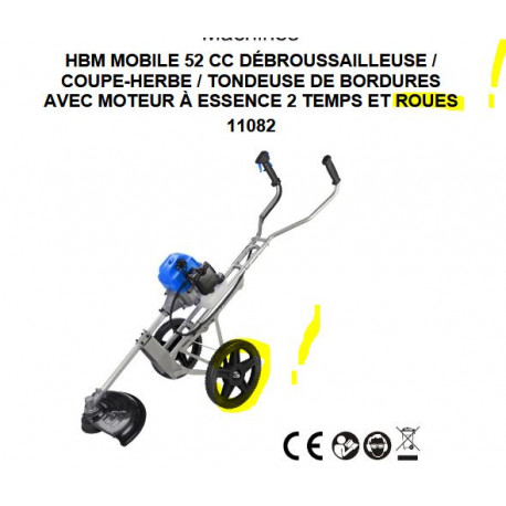 HBM Débroussailleuse sur roues thermique