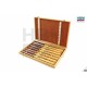 Coffret 8 gouges HSS de tournage sur bois 425 mm - 00989