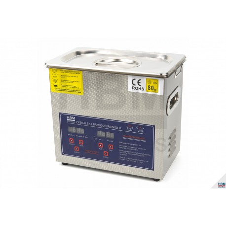 HBM Bac de nettoyage à ultrasons 3,2 L. - 10212