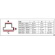 Kit de bridage 58 p M14 acier - 00806