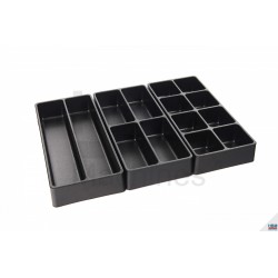 3 bacs de rangement 40 mm Tactix  - 3339