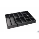 3 bacs de rangement 40 mm Tactix  - 3339