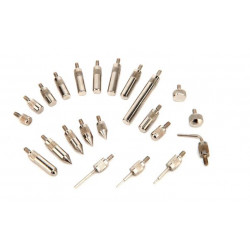 Ensemble de broches d'extension HBM 22 pièces pour comparateur à cadran