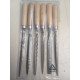 jeu 6 limes manche bois ECO 160 mm