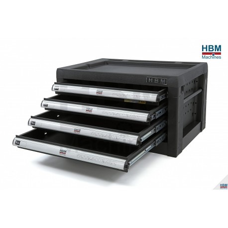 Sur-servante noire 4 tiroirs - 3538