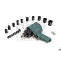 Coffret clé à choc pneumatique 1/2" + douilles - 2084