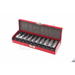 Coffret 10 douilles 1/2" Tête hexa- 2560