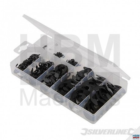 Coffret assortiment 300 colliers d'épaulement forme"E" pour arbres - 4053