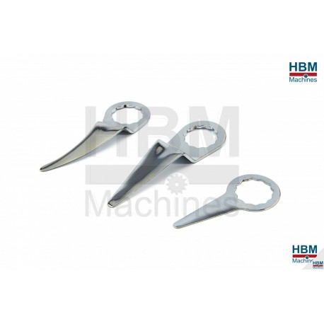Jeu de 3 lames de rechange pour couteau pneumatique CPJPB-4961 - 4962