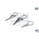 Jeu de 3 lames de rechange pour couteau pneumatique CPJPB-4961 - 4962