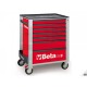 Servante BETA 7 Tiroirs rouge - C24S 7/R - 024002073