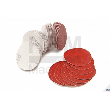 Jeu de 10 disques de ponçage Ø 50, grain 120, fixation Velcro - 3031