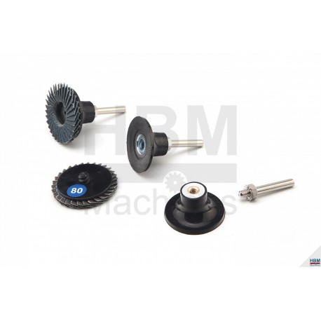 Support attachement  ROLOC, Ø 50 mm, axe Ø 6 mm - 03355