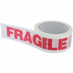 Ruban adhésif emballage "FRAGILE"