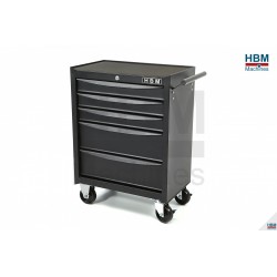 Servante 5 tiroirs noire PM - 4906