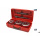 Coffret 3 filières manuelles à peigne pour tubes Ø 31-50 mm - 5328