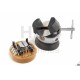 Etau de graveur 125 mm sur rotule avec 34 accessoires - 2700