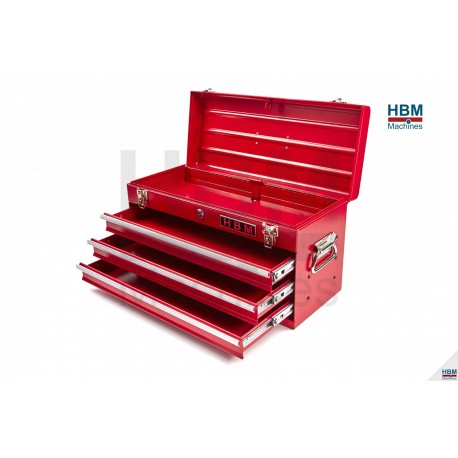 Sur-servante 3 tiroirs rouge - 6151