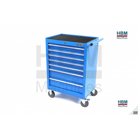 Servante d'atelier 7 tiroirs, bleue - 5347-SA7TB