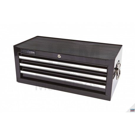 Sur-servante 3 tiroirs noire - 6392-SSN