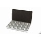 Coffret 15 boites alu rondes dia. 53 mm - 6222-CBA15
