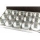 Coffret 15 boites alu rondes dia. 53 mm - 6222-CBA15